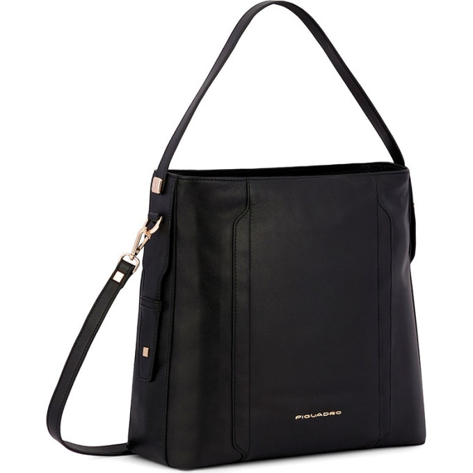 Сумка женская PIQUADRO CIRCLE BD6034W92/N черный натур.кожа BD6034W92-N